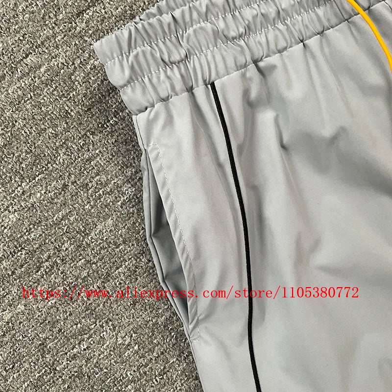 2026 Latest Style Men's Rhude Print Casual Shorts Loose Fit Nylon Drawstring High Quality Beach Sports Shorts Quick Delivery