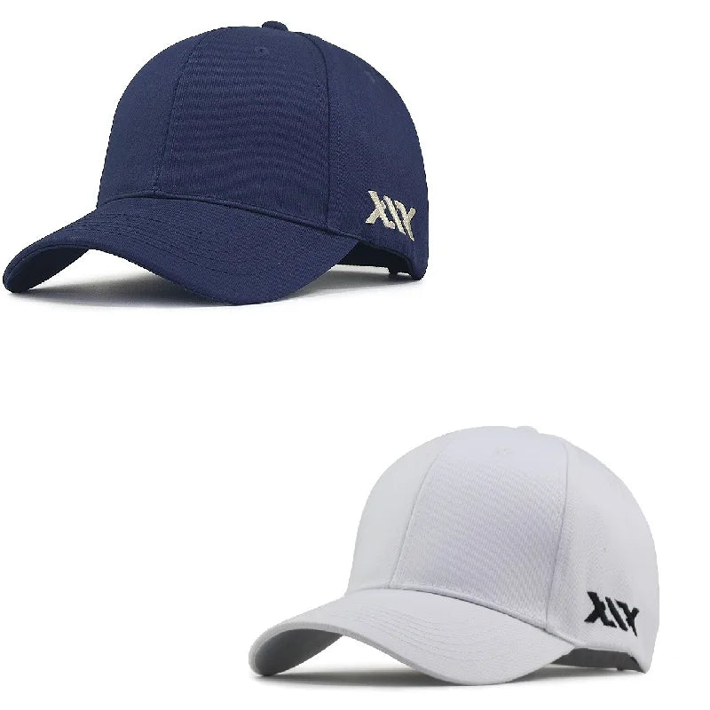 Oohmy Baseball Cap Big Head Men Women Youth Boys Girls Large Size Cotton Sport Hats OverSize Snapback Hat 56-58cm 60-68cm