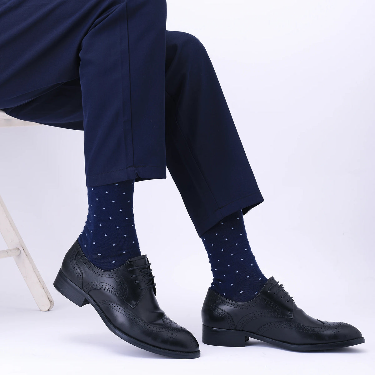 5 Pairs Mens Dress Socks Plus Large Size,High Quality Combed Cotton Crew Socks,Black Cool Argyle Breathable Casual Socks for Men