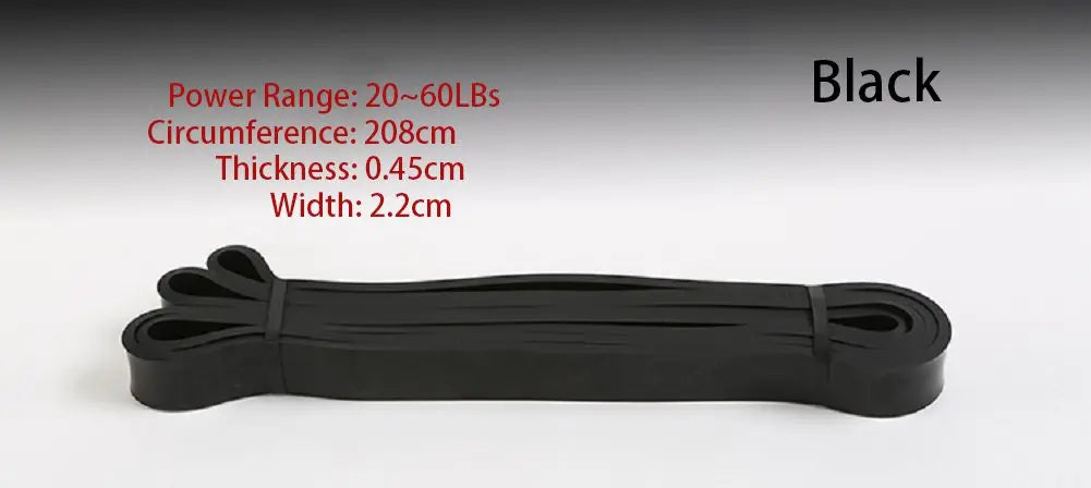 208cm Elastic Band for Fitness Resistance Crossfit Pullup Gym Body Building Musculation Training Workout Tube Fitness Equipment