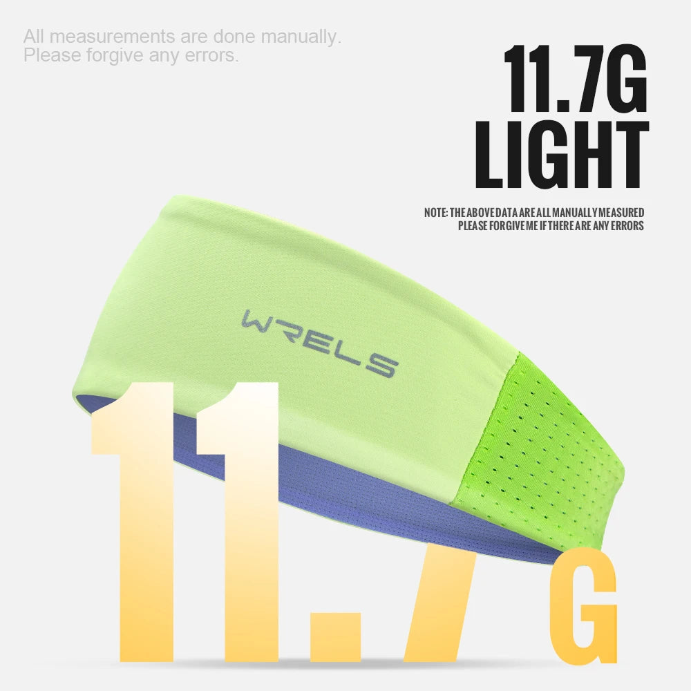 WRELS Sports Headbands For Men Woman Running Fitness Sweatband Elastic Absorbent Sweat Cycling Tennis Yoga Gym Head Band