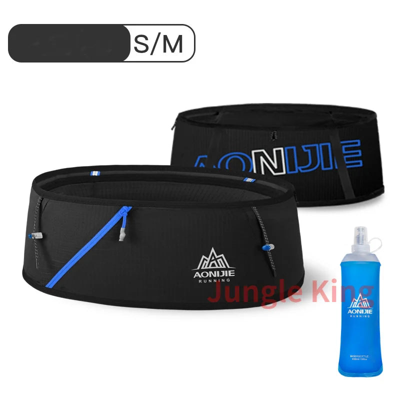 AONIJIE W8101 New 450ML Belt Hydration Waist Pack Ultralight Waist Bag Phone Holder for Outdoor Trailing Running Camping Hiking