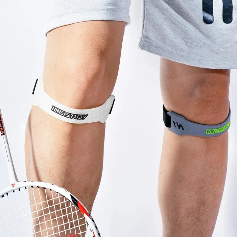 Tendon Support Strape Brace Shock Absorption Compression Strap Pads Sport Protection Adjustable PVC Knee Patellar Band