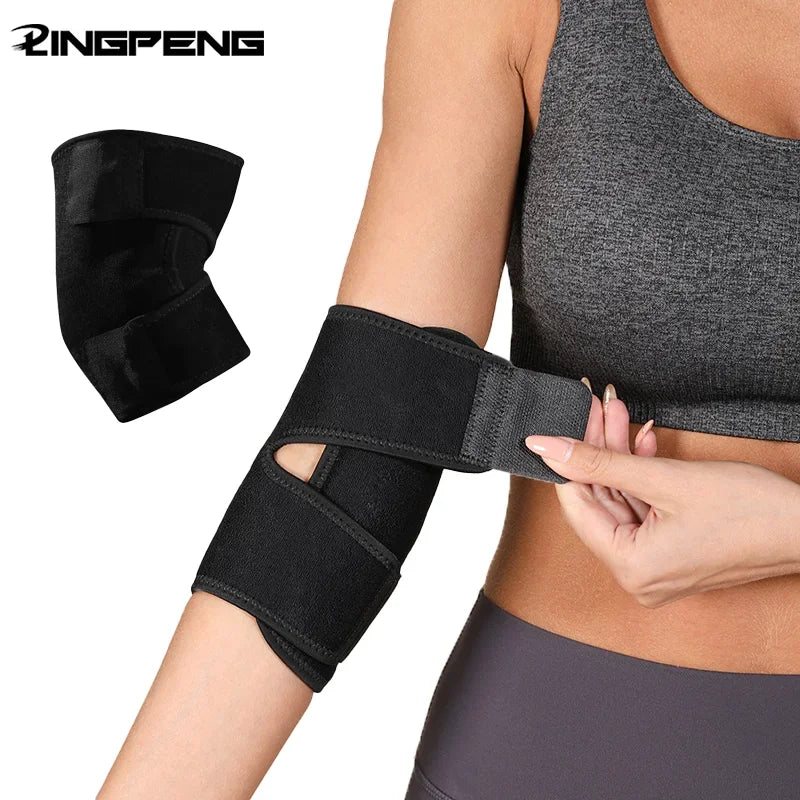 1Pcs Fitness Elbow Brace Compression Support Sleeve for Tendonitis, Tennis Elbow, Golf Treatment - Reduce Joint Pain