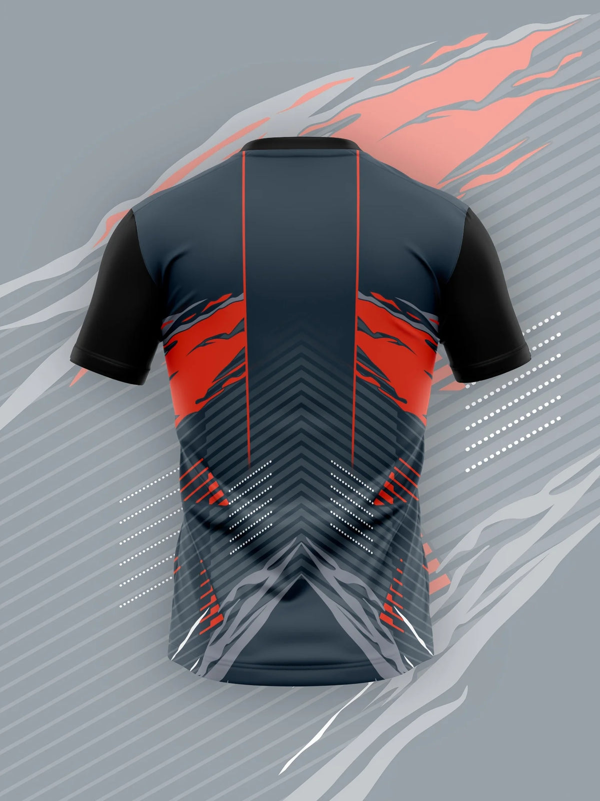 Men High Elastic Quick Dry Sports Compression Shirt Red Flame Stripe Print Short Sleeve Gym Running Training Top