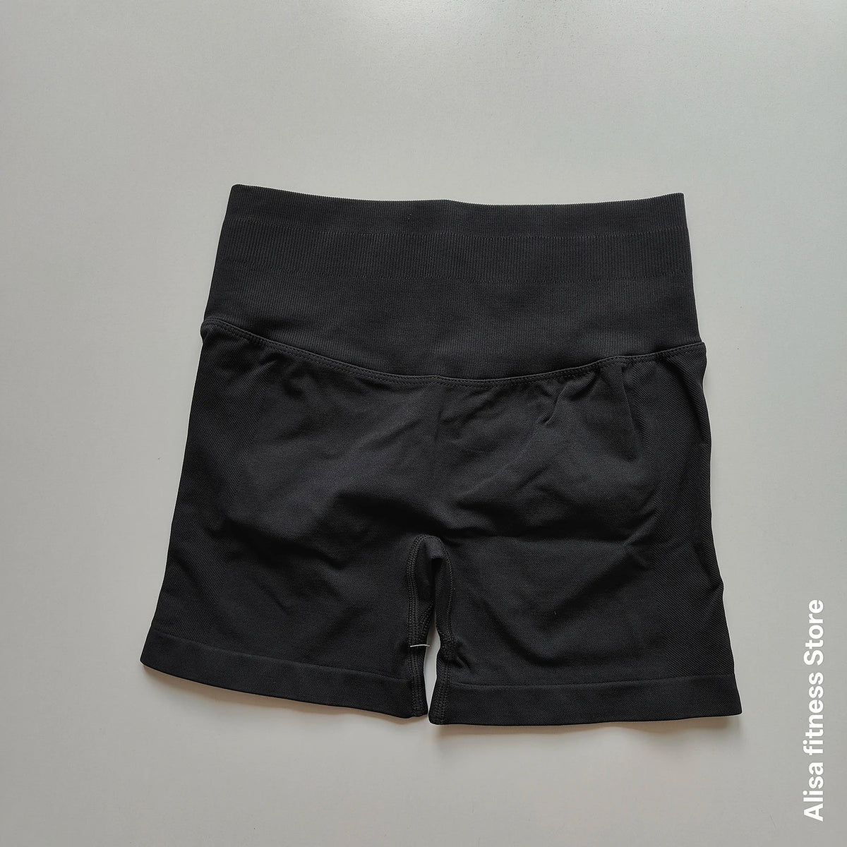 Summer High Waisted Yoga Shorts Tummy Control Seamless Fitness Shorts Sexy Running Fitness Short Pants Solid Color Yoga Leggings