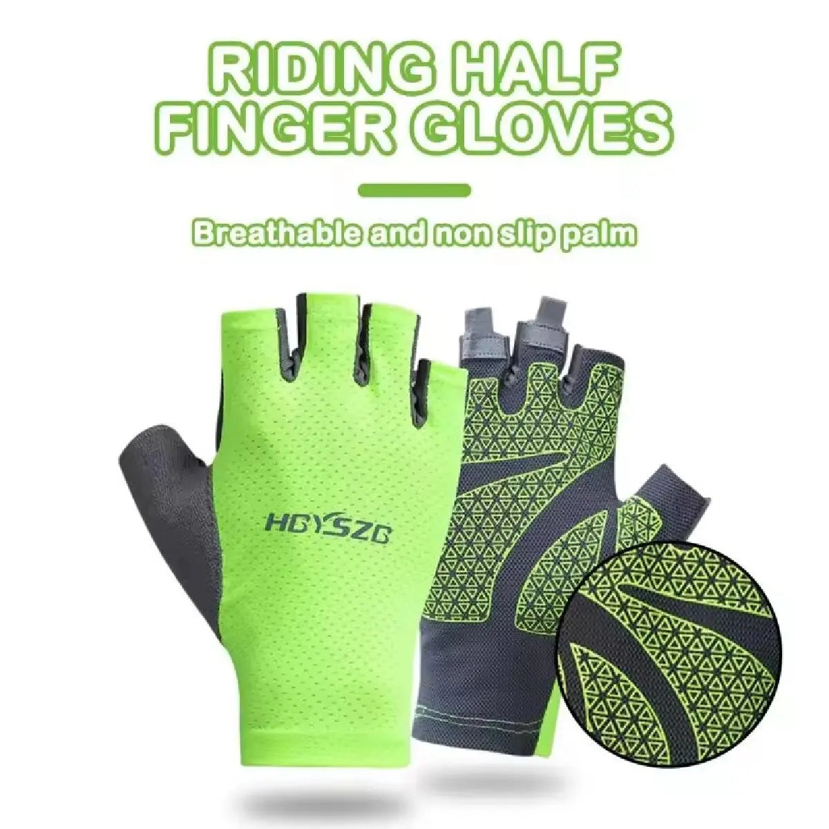 Professional Gym Fitness Breathable Anti-Slip Women Men Half Finger Summer Fishing Cycling Fingerless Gloves Female Bicycle Bike