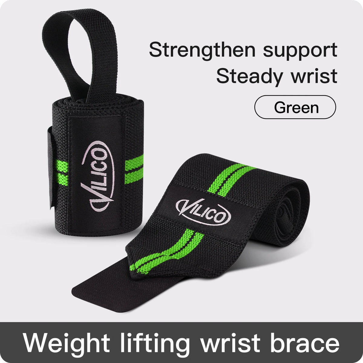 Men's and women's wristbands, wrist support straps, super strong weightlifting wristbands, bandages, fitness gym training