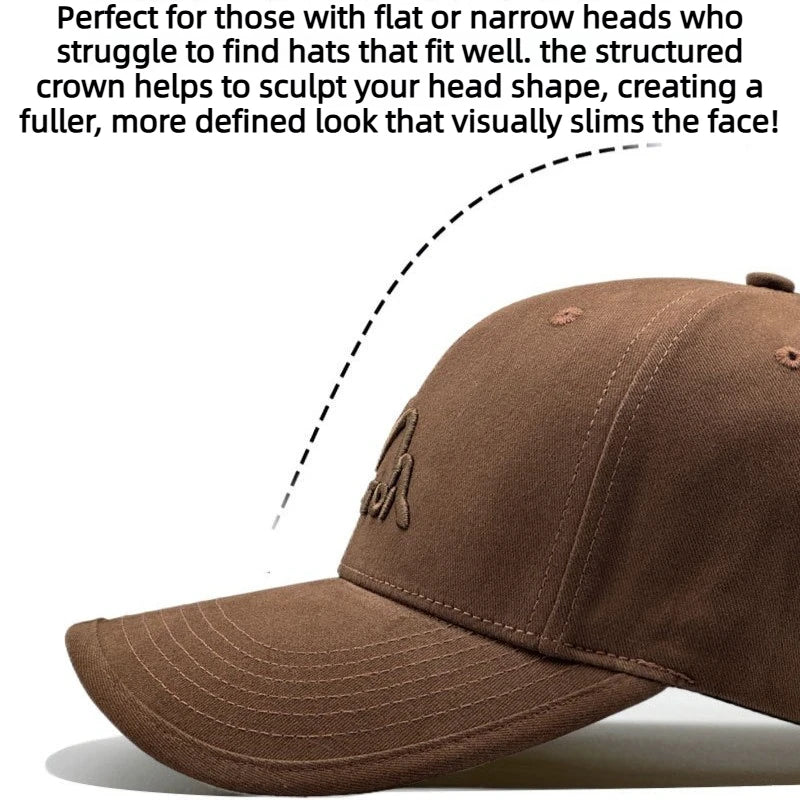 65CM Big Size Quality Hard-top Baseball Cap Outdoors Fashion Unisex Adjustable Embroidered Letters Sports Sunscreen Hat