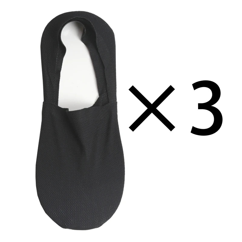 3Pair / Lot 100% Cotton Men Boat Socks Fashion Summer Thin Invisible Sock Breathable Soft Casual Sox High Quality Elastic Sokken
