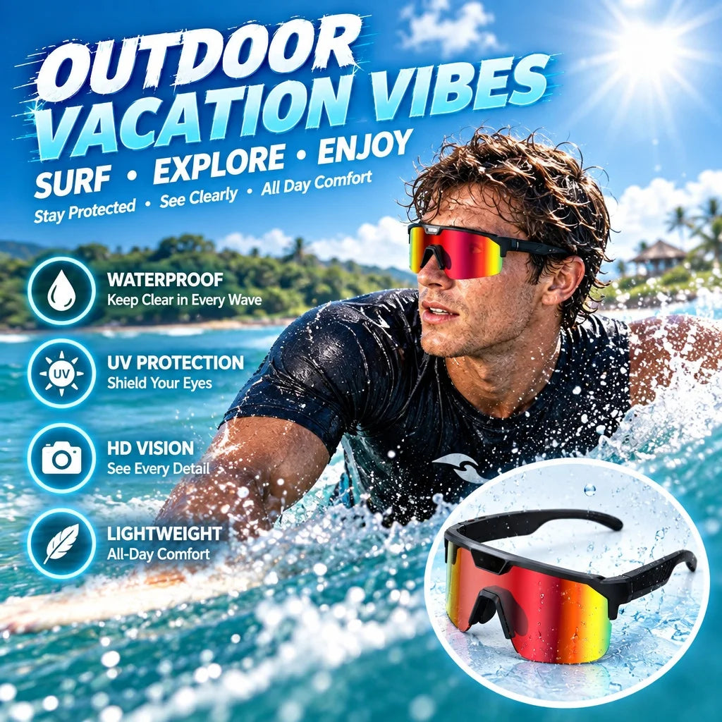 2026 AI Smart Glasses ChatGPT Voice AI Assistant Intelligent Travel Translation Outdoor Remote Photography Smartglasses Cycling