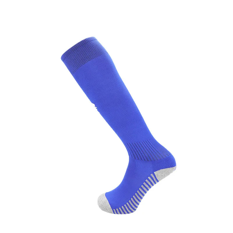 24-25 Season European Football Club Styles Children Adults Soccer Socks Boys Kid's Long Knee High Towel Bottom Sports Sock