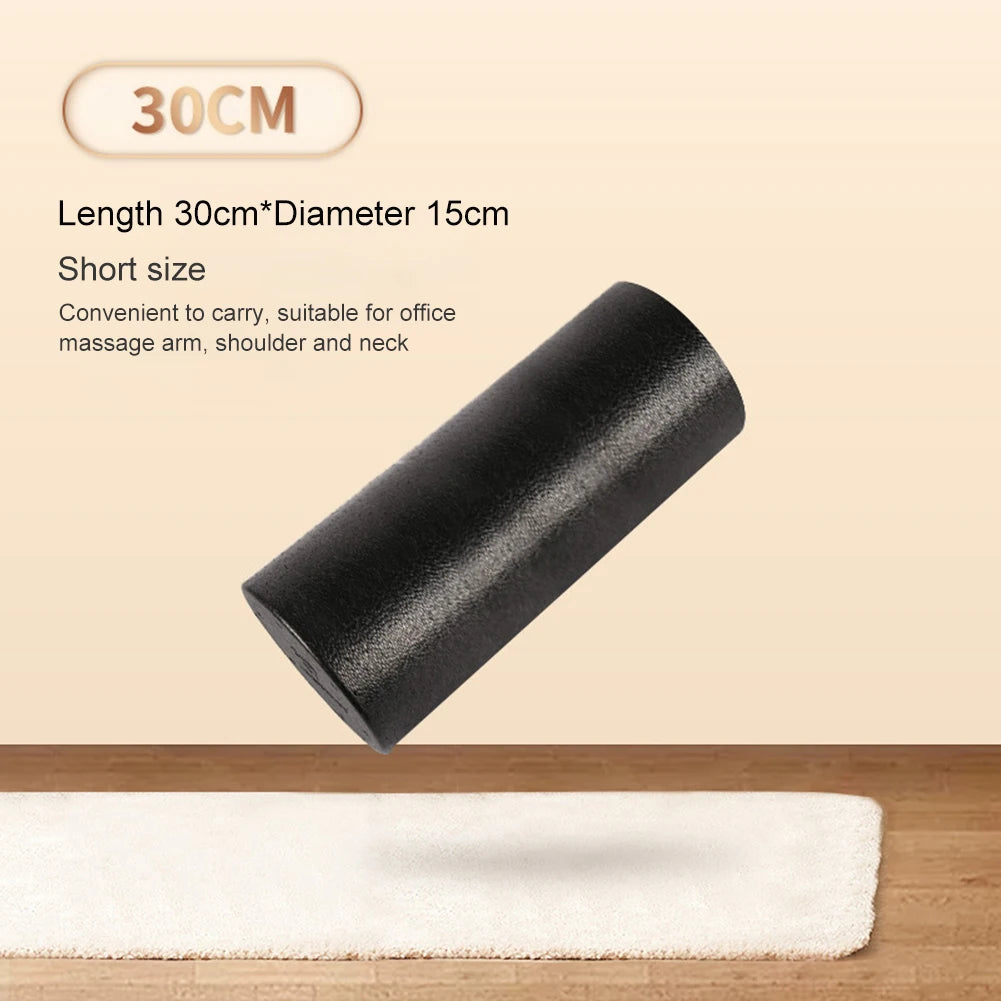 12 Inch Solid Core Back Foam Roller High-Density Foam Massage Roller Deep Tissue Massager for Exercise Massage Muscle Recovery
