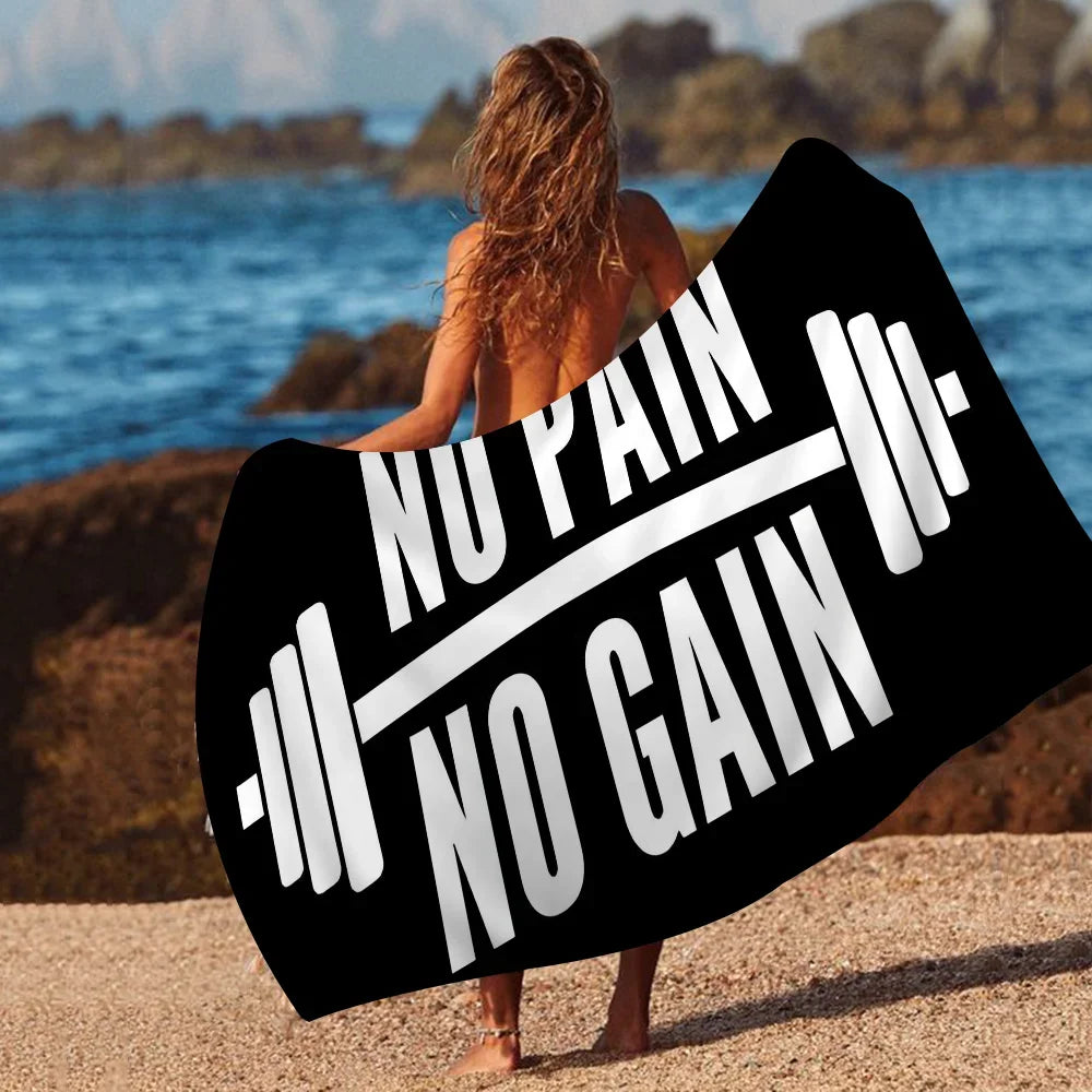 Powerhouse Gym Towel Microfiber Beach Towel Absorbent Quick dry Soft Yoga Swimming Resort Mountain Climbing Towel