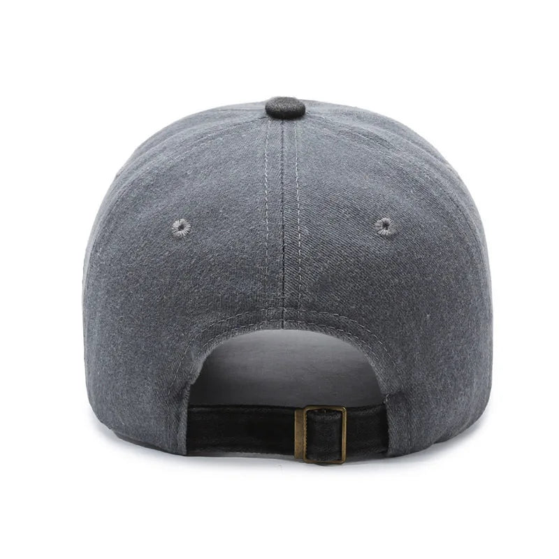 European and American Maple Leaf Retro Baseball Men and Women Washed Cotton Duck Tongue Spring Summer Outdoor Color Matching Hat