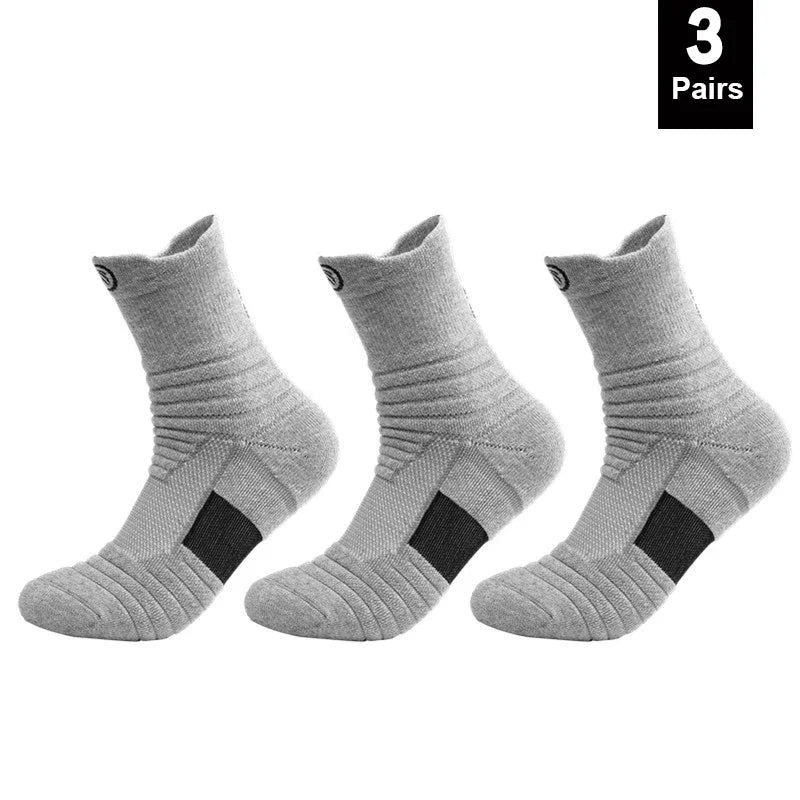 Anti-slip Football Socks Men Women Cotton Sock Short Long Tube Soccer Basketball Sport Socks Breathable Deodorous Socks 38-43
