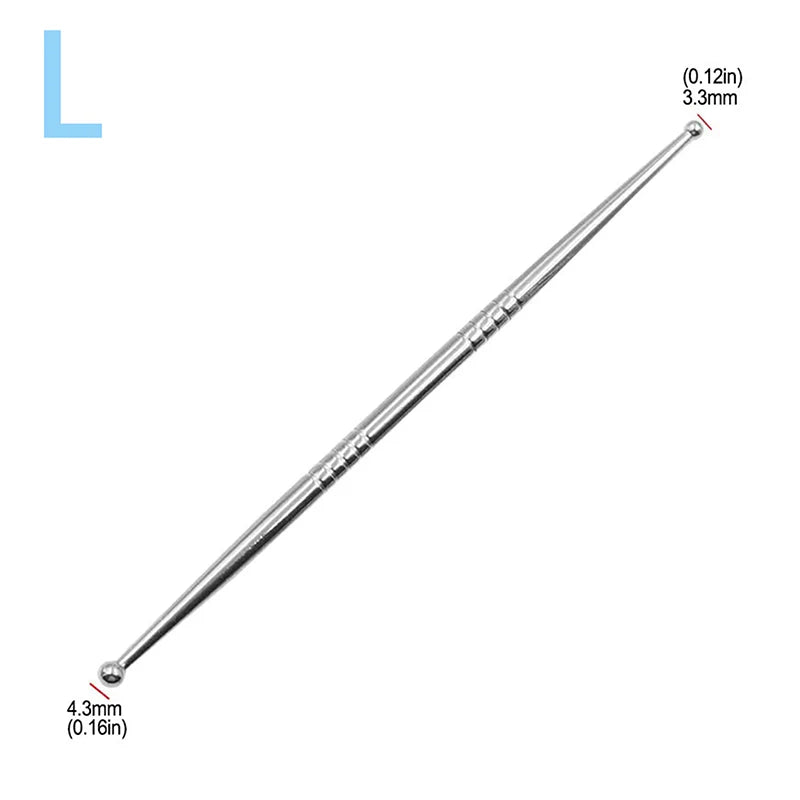 S/M/L Acupuncture Pen Stainless Steel Manual Acupuncture Pen Trigger Point Massager Deep Tissue Massage For Body Face Massage