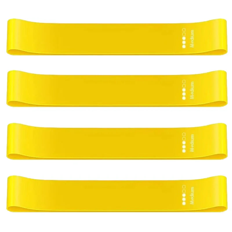 1/2/4 pcs Yoga Resistance Rubber Bands Fitness Elastic Bands Gym Strength Training Pilates Latex Elastic Bands Indoor Equipment