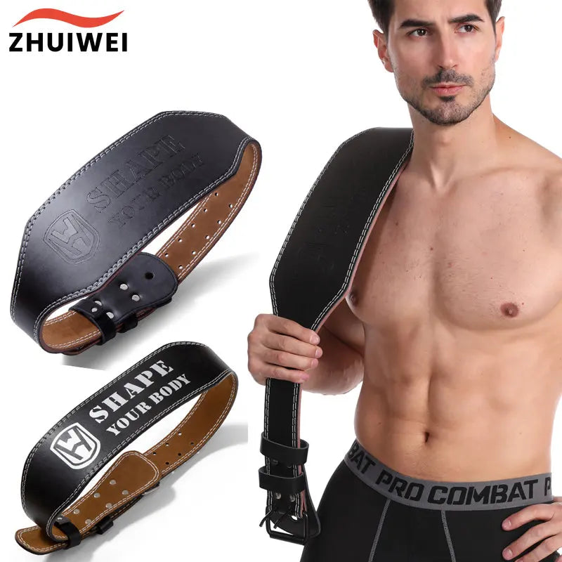 Gym Fitness Buckle Weightlifting Belt Waist Belts for Squats Dumbbell Training Bodybuilding Lumbar Brace Protector
