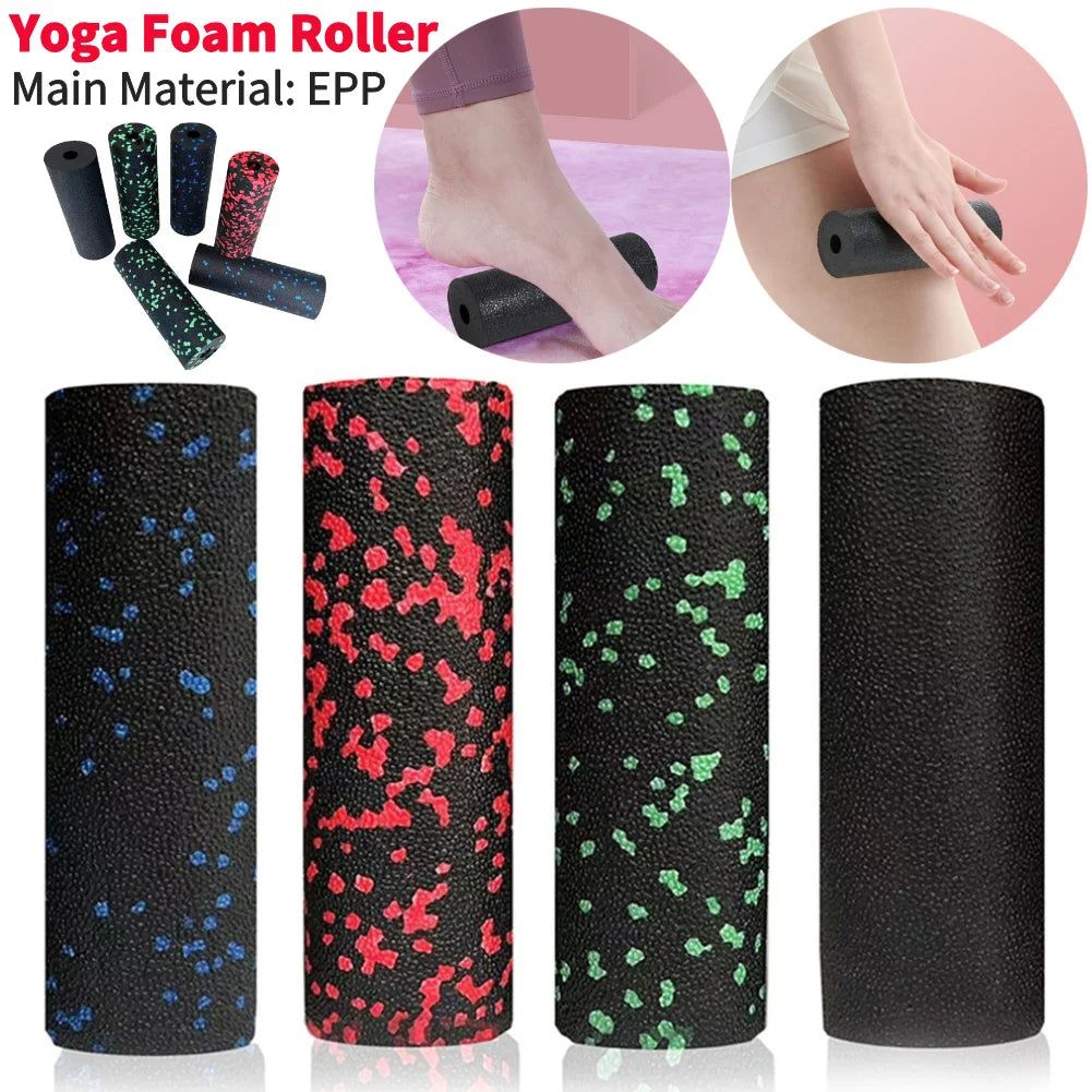 Mini Foam Roller Massage Column Heavy Duty Exercise Roller Portable Muscle Roller EPP Hollow Massage Roller for Bodybuilding