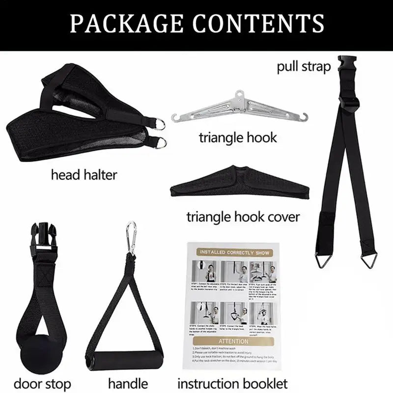 Cervical Traction Device Neck Stretcher Strap Neck Traction Devices Home Use Portable Neck Sling For Spine Relaxation Cervical