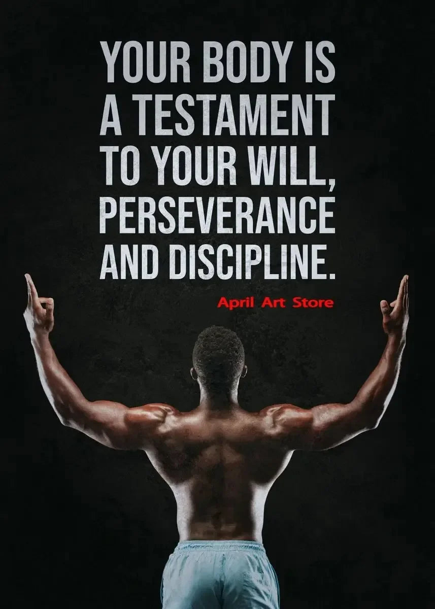 Workout Inspirational Quotes Prints Motivational Fitness Poster Bodybuilding Canvas Painting Wall Art Picture for Gym Home Decor