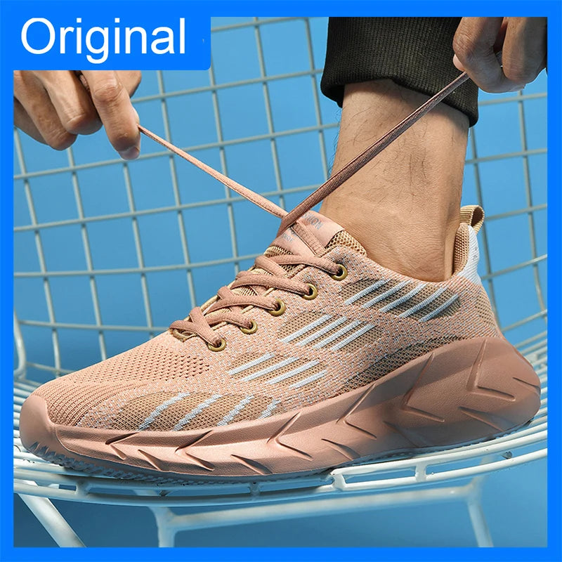 Men Sports Shoes Spring New Trend Mesh Breathable Comfortable Soft Summer Tennis Shoes Teenagers Daily Wear Walking Casual Shoes
