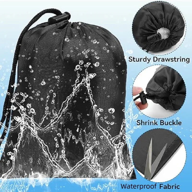 3PCSAdjustable Bundle Bag、Waterproof、Dustproof、UV Protection Storage Bag、Oxford Cloth Drawstring Bag、Storage bag,Can put clothes