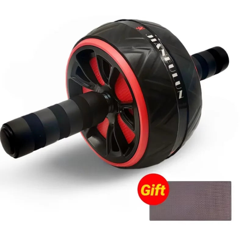 Unisex Exercise and Fitness Abdominal Roller, Silent Core Exercise Fitness Equipment, Suitable for Abdominal Fat Burning Exercis
