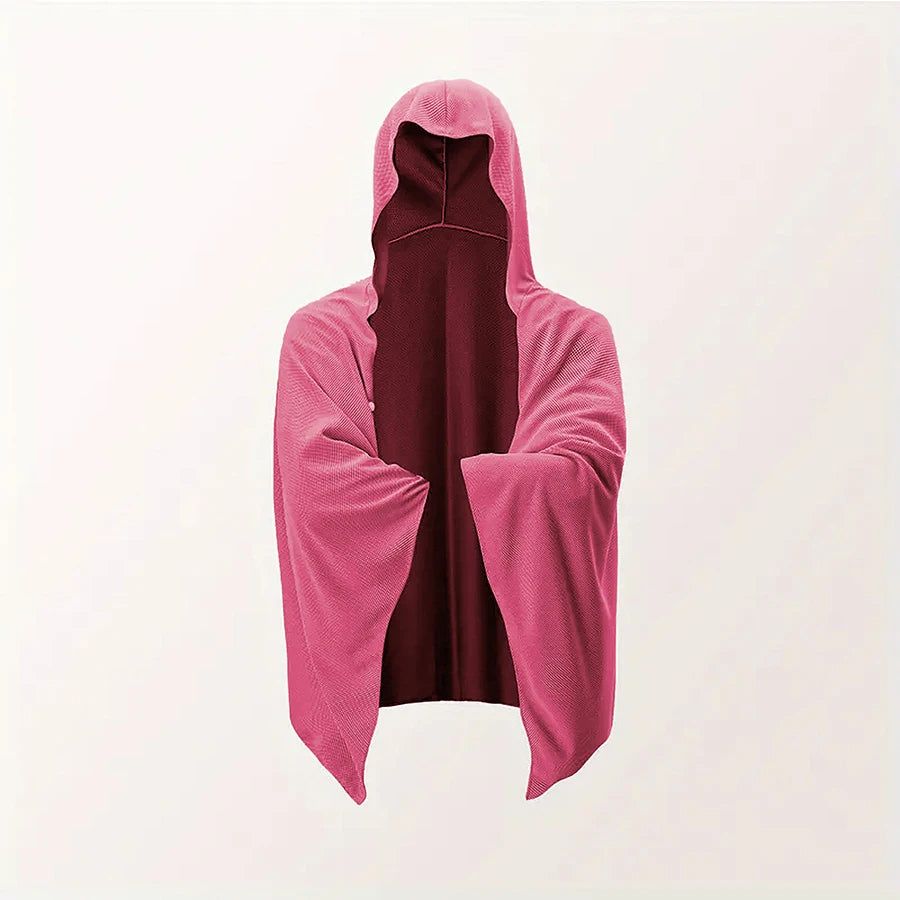 1pc Quick Dry Shawl Sports Coldproof Hooded Headband Camping Gym Wipe Sweating Cooling Towel Sunscreen Quick Dry Head Cover