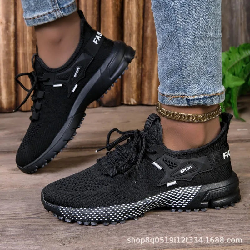 Men Sneakers Summer Mesh Breathable Platform Sneakers High Quality Running Shoes Casual Trendy Shoes for Couples Tenis Femininio