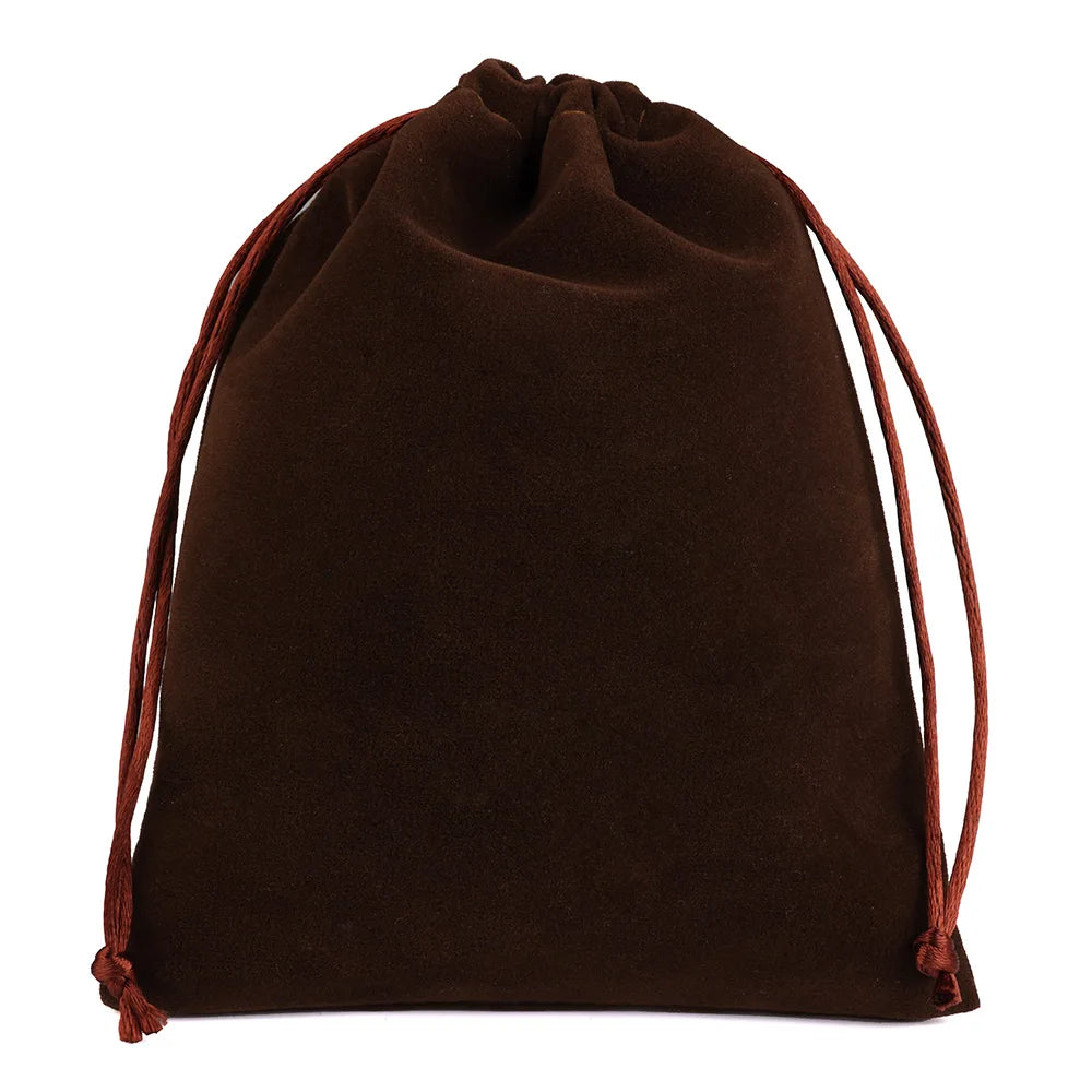 25pcs/lot Small Velvet Jewelry Bag Short Plush Multi-color For Jewelry Packing Wedding Portable Drawstring Pouch Jewelry Bag