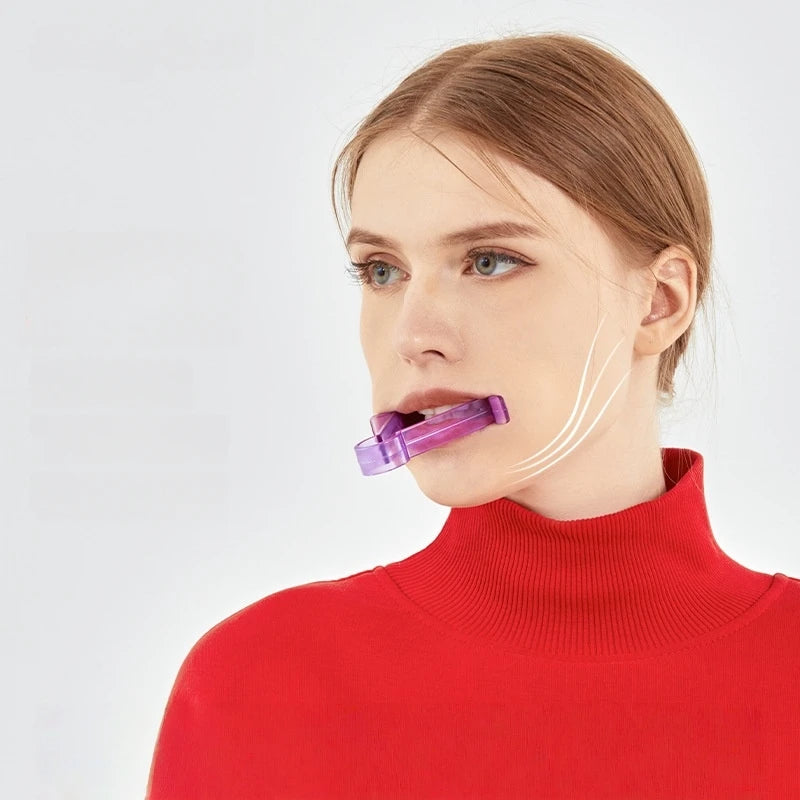 1/2/3/4pcs Jaw Chewing Trainer V-Shaped Oral Muscle Firming Chin Exerciser Face Muscle Trainer Improvement Lower Jaw Oral Muscle