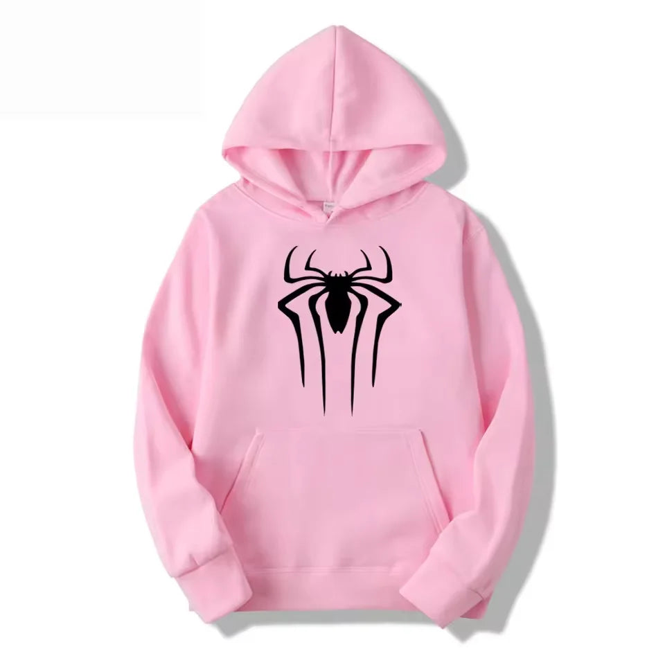 Latest Fashion Men's and Women's Hoodies, Casual Hoodies, Unisex, Trendy Printed Spider Pattern Hoodies
