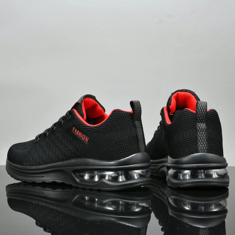 Male Sneakers 2025 New Sports Casual Fashion Breathable Men's Shoes Light Running Sneakers Comfort Large Size Mens Running Shoe