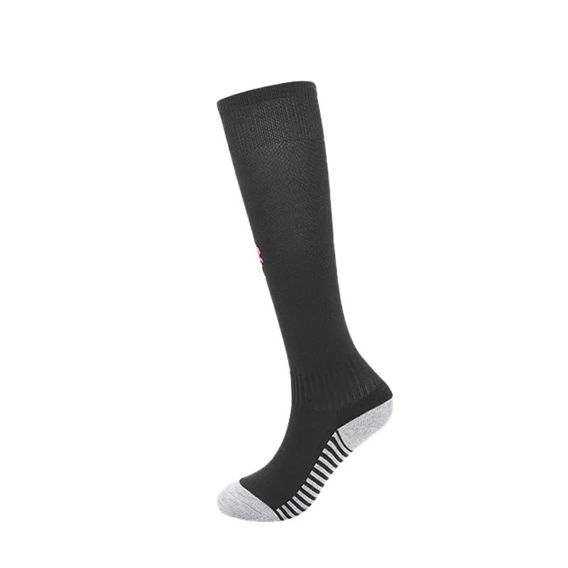 24-25 Season European Football Club Styles Children Adults Soccer Socks Boys Kid's Long Knee High Towel Bottom Sports Sock