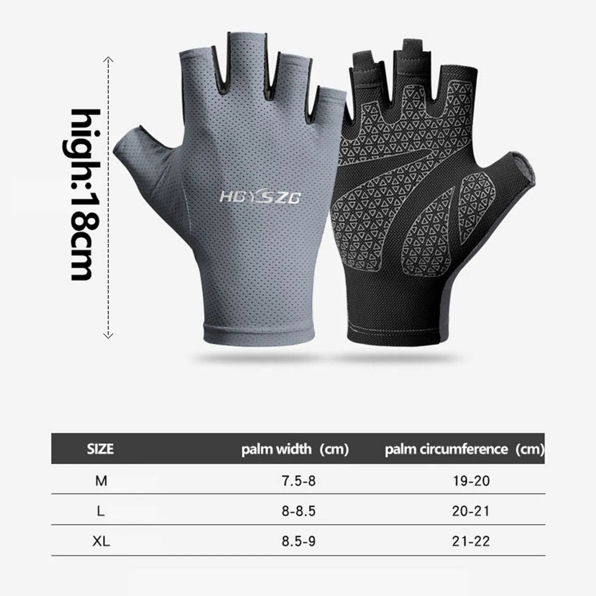Professional Gym Fitness Breathable Anti-Slip Women Men Half Finger Summer Fishing Cycling Fingerless Gloves Female Bicycle Bike