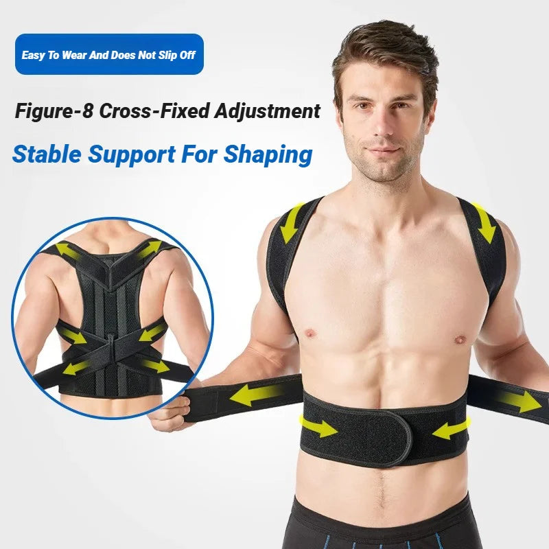 Humpback Posture Corrector, Scoliosis Student Trainer For Prevention, Unisex Sitting Correct Prevention Support Belt
