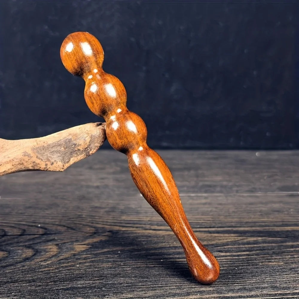 3 Wooden Acupressure Sticks for Body Points, Wooden Massage Sticks for Feet, Suitable for Relieving Fatigue