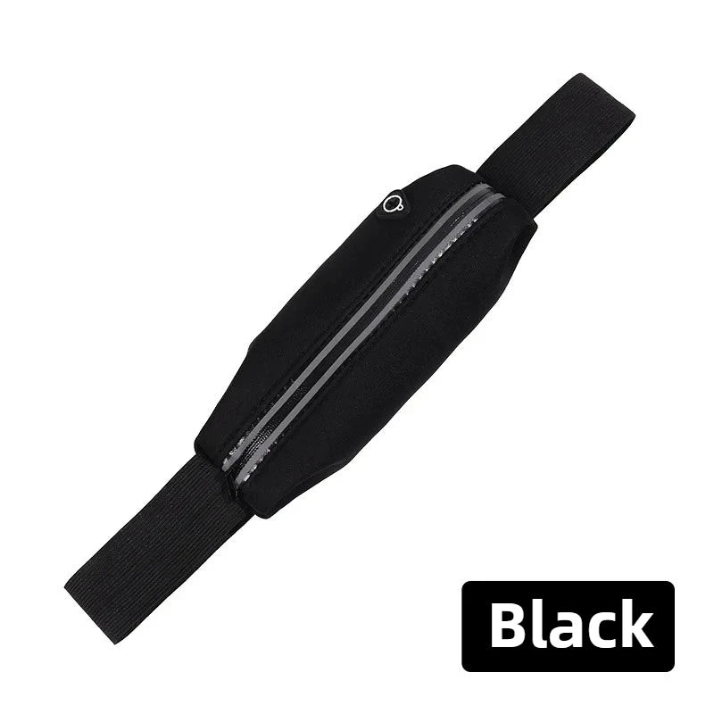 Waterproof Men Women Running Belt Waist Bag Hidden Cell Phone Holder Portable Multi Pocket Gym Jogging Fitness Sports Pouch