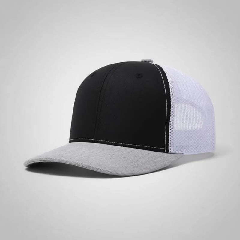 Hot Sale Unisex Cap Slight Curved Brim Style Trucker Hat Men & Women Casual Outdoor Breathable Summer Cap