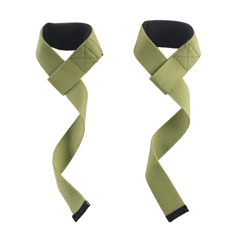 Cotton Weightlifting Straps, Strength Training Power Lifting Strap,Adjustable,Non-slip,Gym Fitness,Sports Grip Band