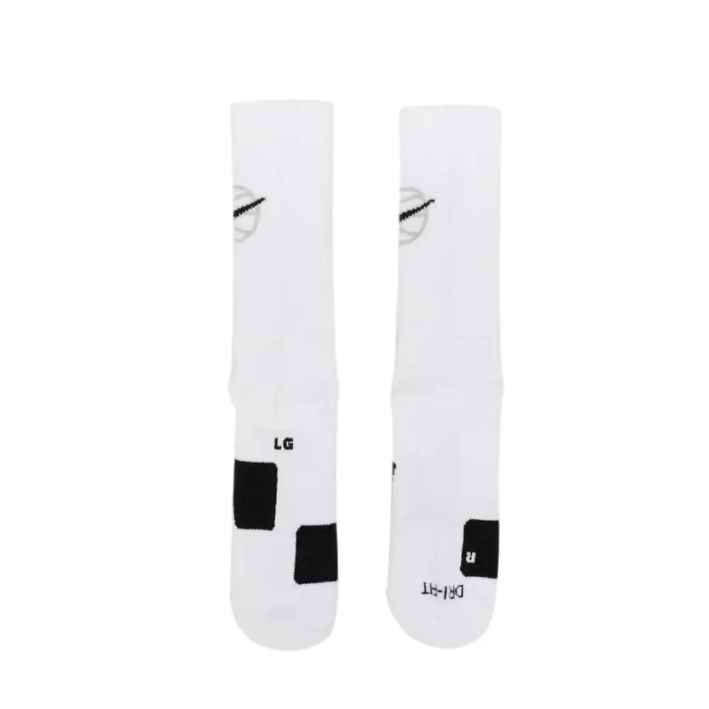 Nike EVERYDAY CREW: Stylish, comfortable, slip-resistant, and durable unisex soft basketball socks (3-pack) DA2123-100