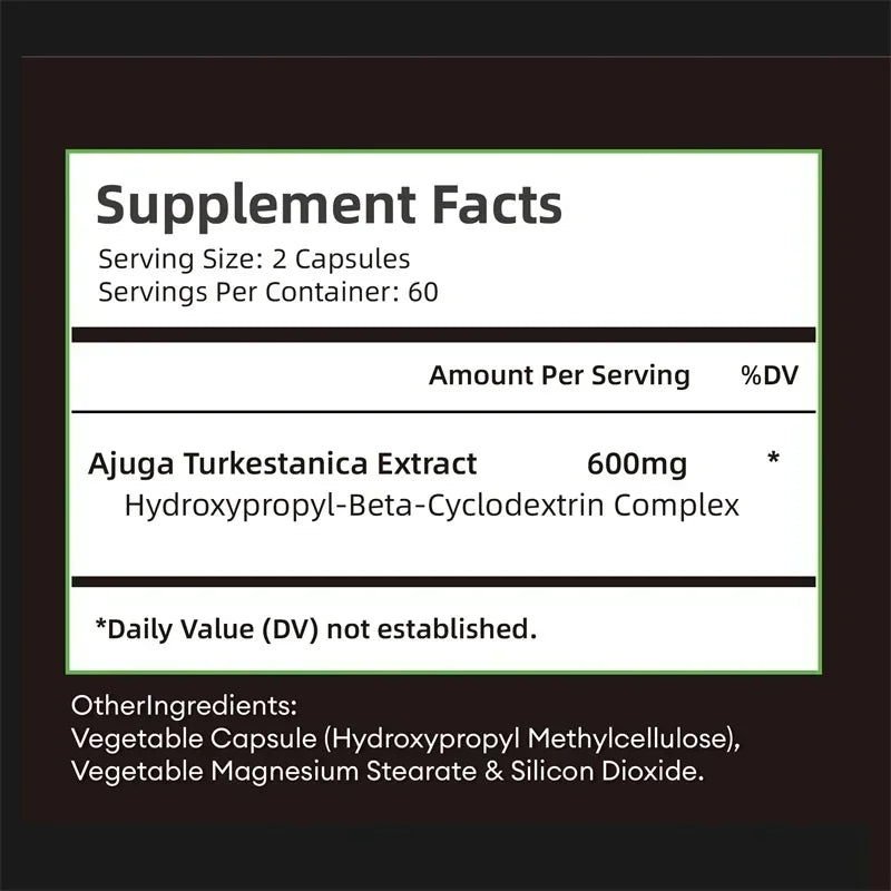 Turkesterone Supplement - Increase Endurance, Promote Muscle Growth and Recovery, Improve Athletic Performance, Enhance Energy