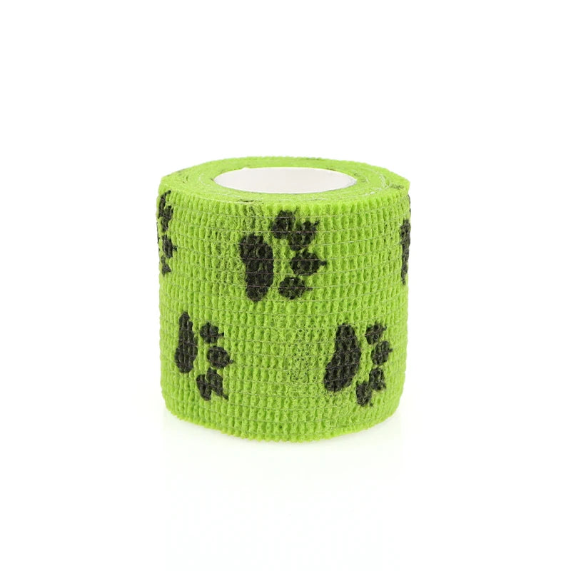 24 Rolls Elastic Bandage Self Adhesive Bandage Wrap Cohesive Tape Vet Wrap for Dog Cat Horse Pet Animals Ankle Sprains