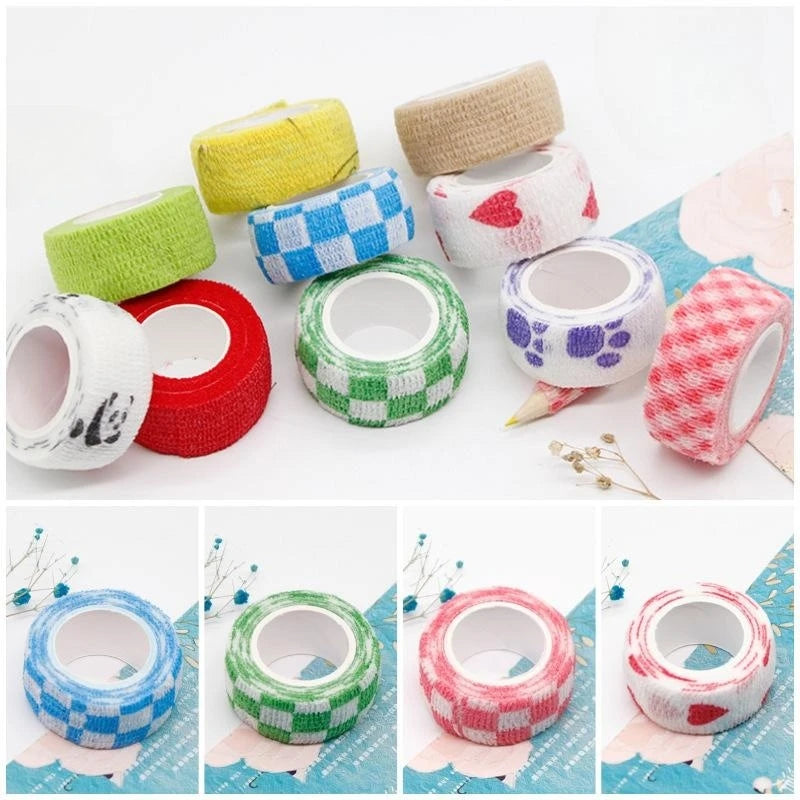 New Hot Finger Care Guard Self Adhesive Bandage Wrap Self Stick Wrap for Ankle, Wrist, Sports, Breathable Cohesive Vet Tape