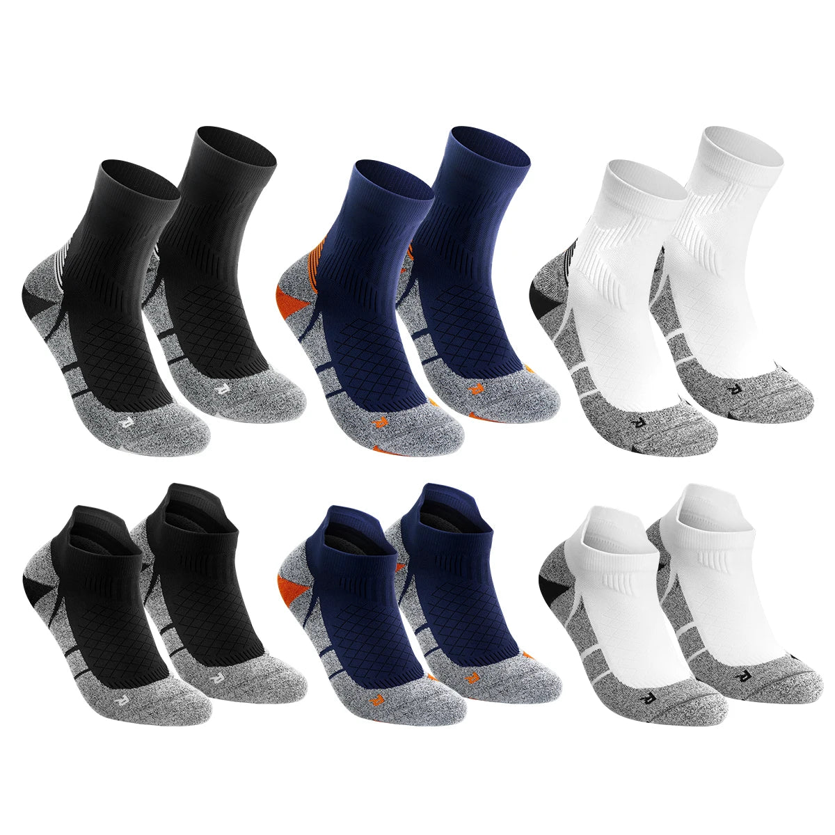 WRELS Men Coolmax Sports Socks Riding Cycling Basketball Running Sport Sock Summer Hiking Tennis Ski Man Women Bike Bicycle Slip