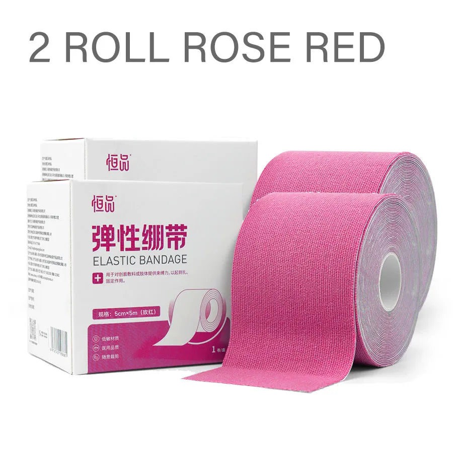 5M Kinesiology Tape Athletic Elastoplast Sport Muscle Patch Recovery Strapping Gym Waterproof Muscle Strain Injury Ease Bandage
