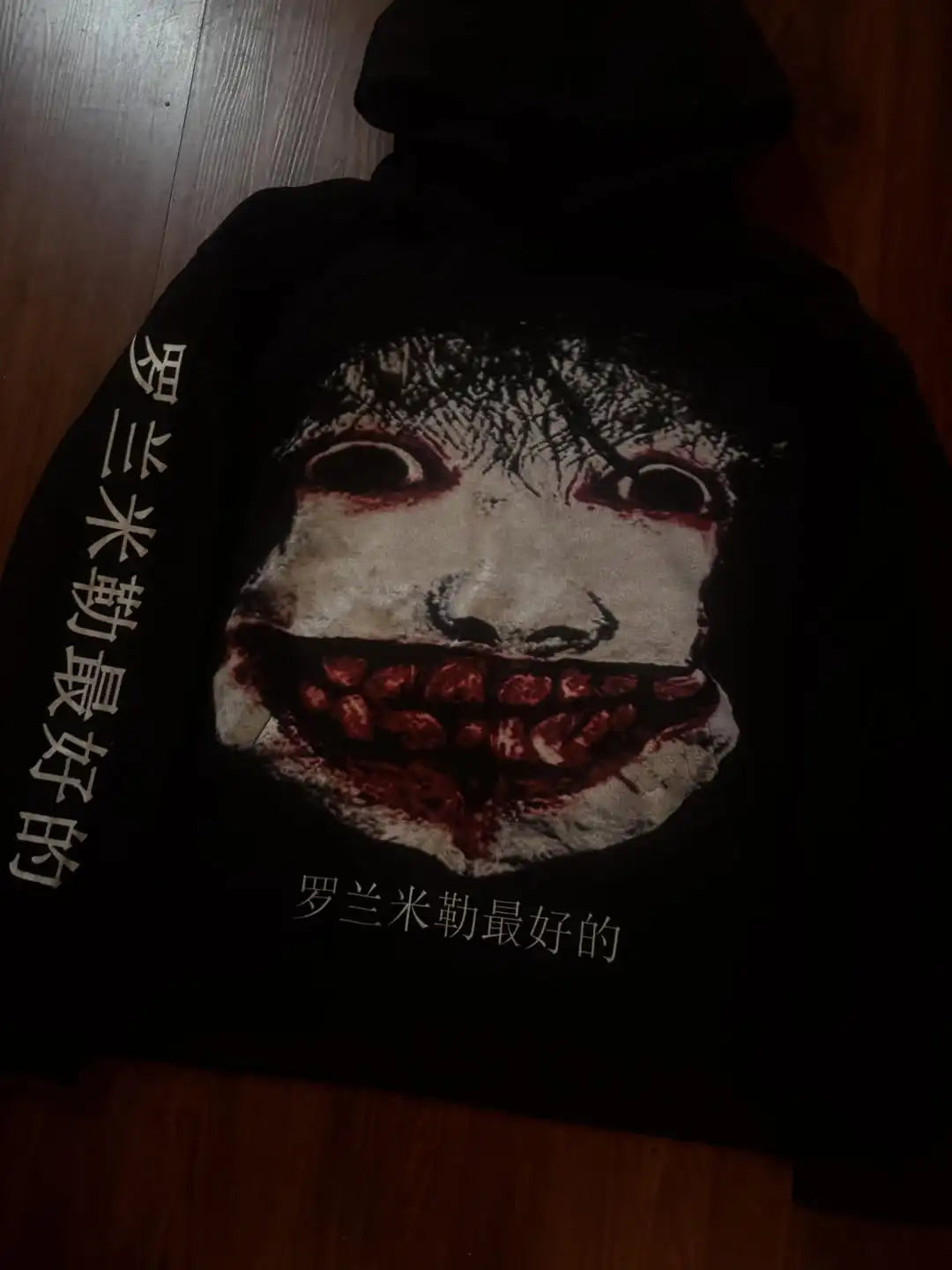Drolandmiller Death Forest Hoodies Women Goth Streetwear Tops Grunge Punk Harajuku Sweatshirt Oversized Hoodie Y2k Clothes