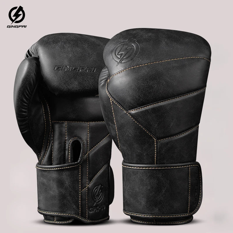 High Quality 8/10/12/14oz Boxing Gloves Adult Men's Sanda Combat Punching Bag Training Women's Thick Breathable Muay Thai Combat